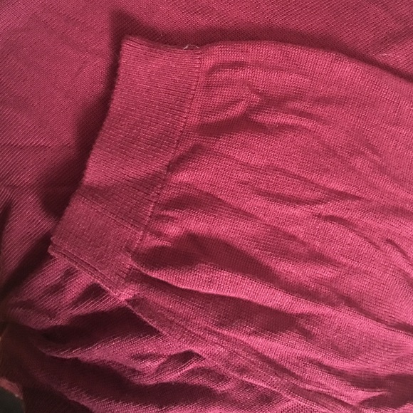 WORN ONCE burgundy turtle neck - Picture 2 of 3